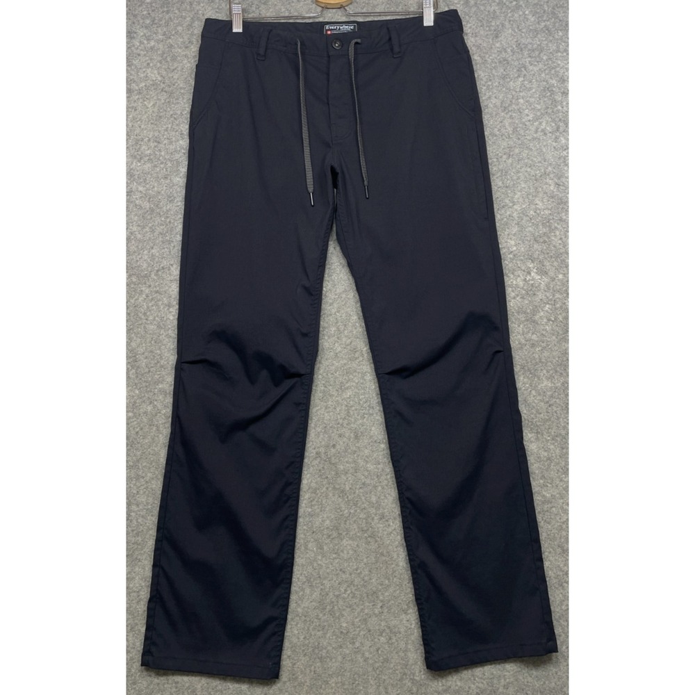 686 Everywhere Pants Black 34x31 Relaxed Fit